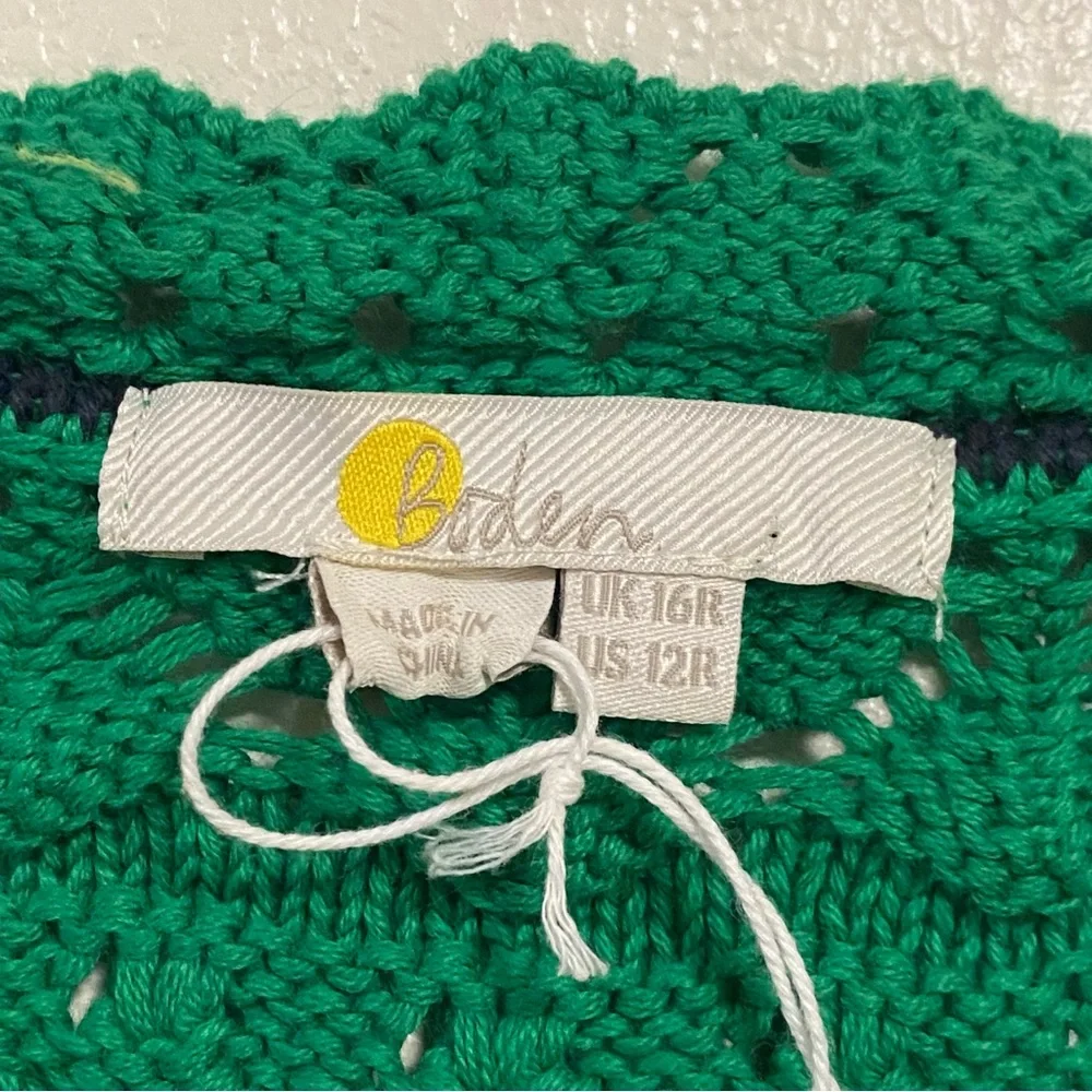 Boden Dress Women’s Size 12R Highland Green Claudia Textured Knit Dress - Picture 9 of 15